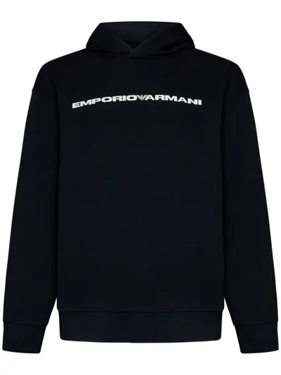 Emporio Armani Sweatshirt Clothing In Blue