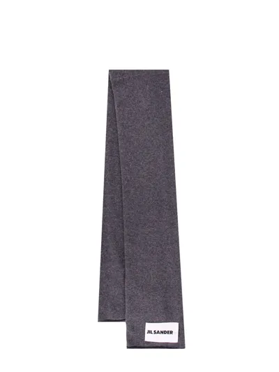 Jil Sander Scarf In Gray