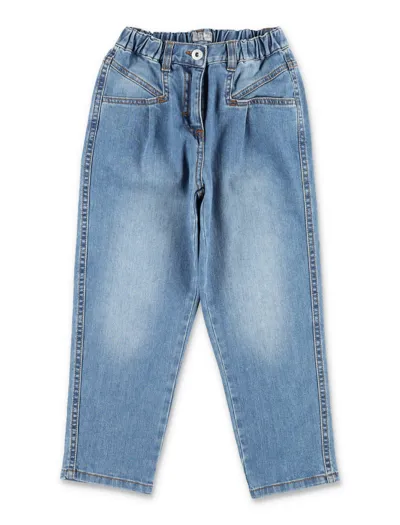 Il Gufo Kids' Jeans In Denim