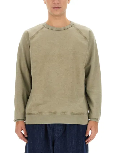 Ymc You Must Create Schrank Cotton Sweatshirt In Green