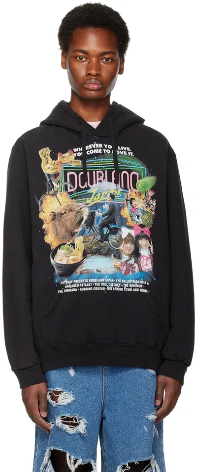 Doublet Black Pz Today Edition Hoodie In Japan