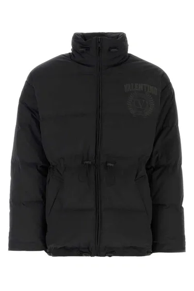 Valentino Garavani Jackets And Vests In Black