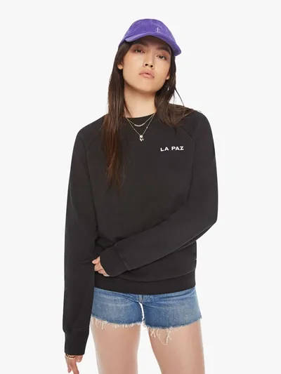 La Paz Cunha Sweatshirt Spades In Black