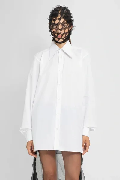 Maison Margiela Cotton Shirt In White