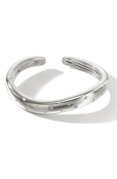 John Hardy Surf 9mm Kick Cuff Bracelet In Silver