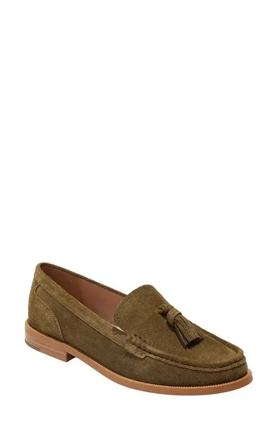 Jack Rogers Hunley Tassel Loafer In Moss