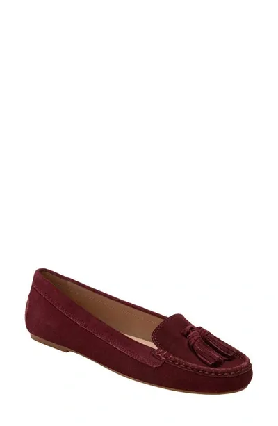 Jack Rogers Melnick Tassel Flat In Bordeaux