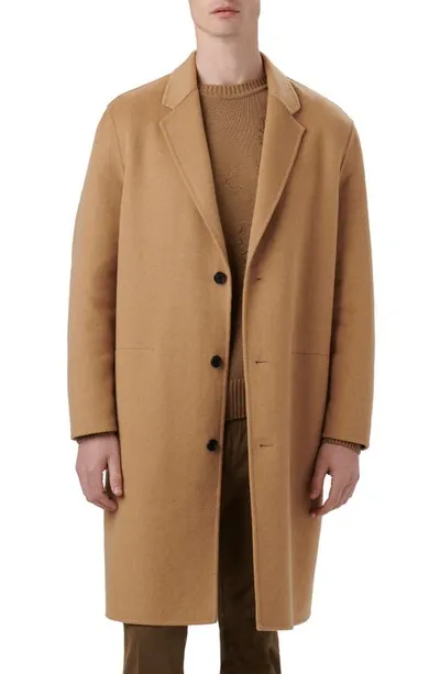 Bugatchi Men's Three-button Three-quarter Length Coat In Camel