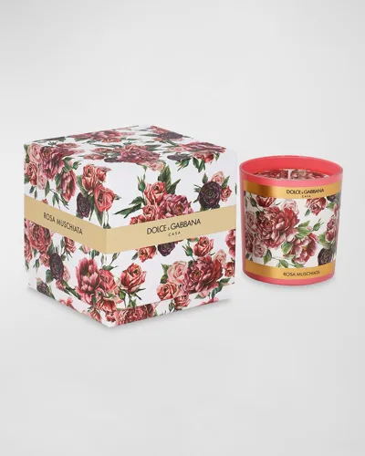 Dolce & Gabbana Institutional Musky Rose Scented Candle In Pink