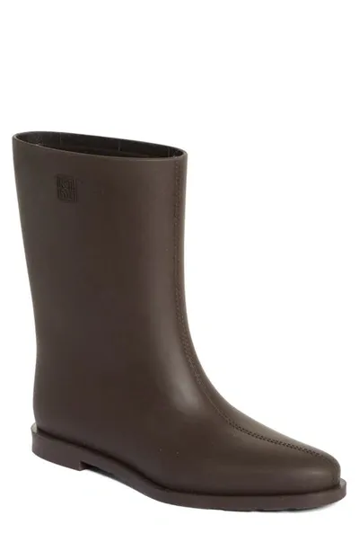 Totême 10mm The Rain Rubber Boots In Brown