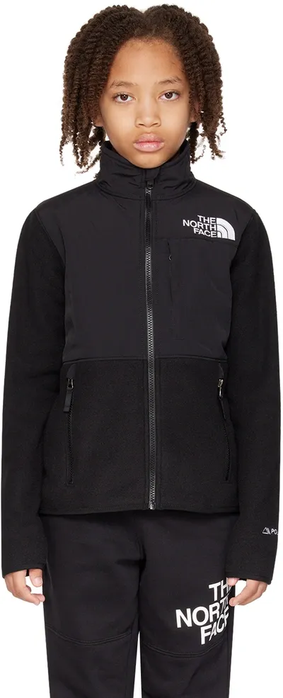 The North Face Kids Black Denali Big Kids Jacket In Jk3 Tnf Black