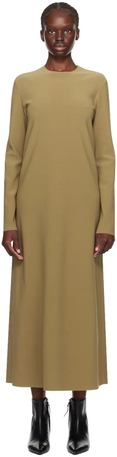 Birrot Khaki Lay2 Maxi Dress