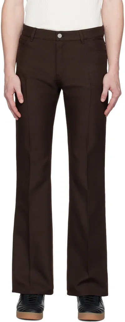 Courrèges Bootcut Pants In Brown