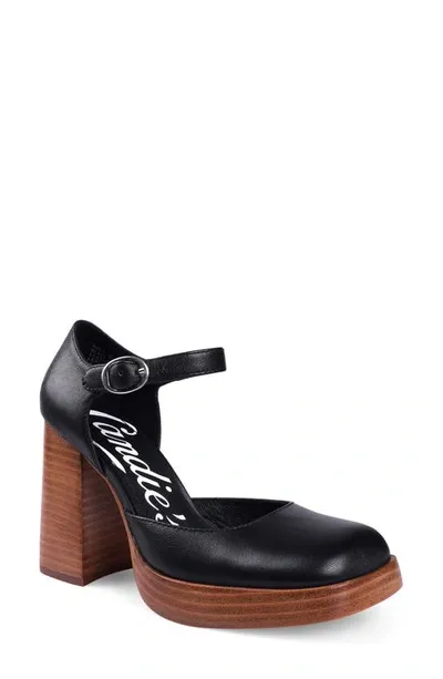 Candies Halt Platform Pump In Black