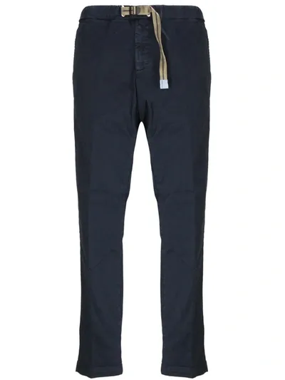 White Sand Trousers In Blue