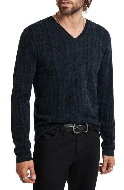 John Varvatos Bandera Sweater In Navy