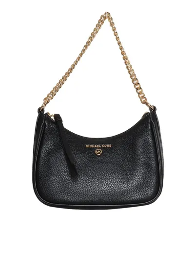 Michael Michael Kors Small Gabardine Shoulder Bag In Black