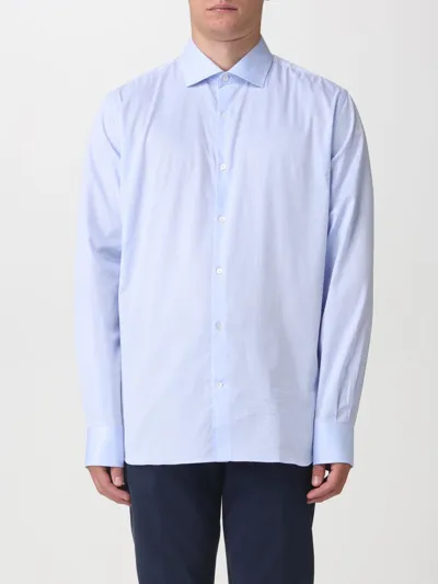 Brooksfield Shirt  Men In Gnawed Blue