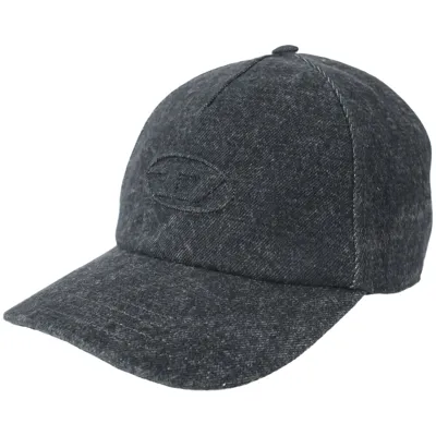 Diesel Black C-spalm Cap In Grey