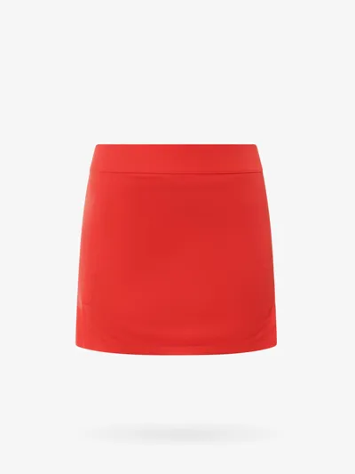 J. Lindeberg Amelie Skirt In Red