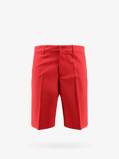 J. Lindeberg Bermuda Shorts In Red