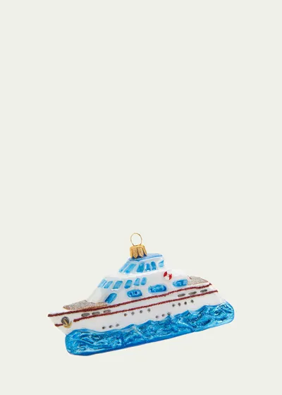 Bergdorf Goodman Yacht Holiday Ornament In Multi