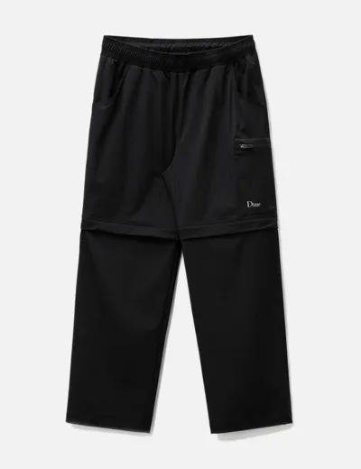 Dime Hiking Zip-off Pants In Black