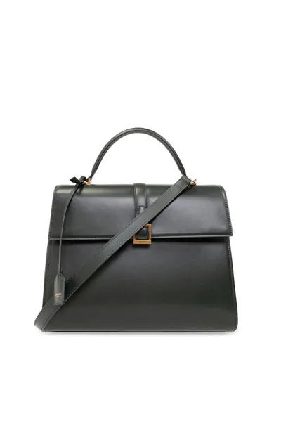 Saint Laurent Le Fermoir Bag In Green