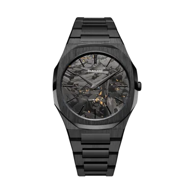 D1 Milano Watch Ultra Thin 40mm In Gun Metal