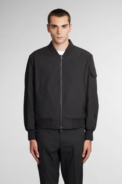 Neil Barrett Skinny Bomber Jacket In Black