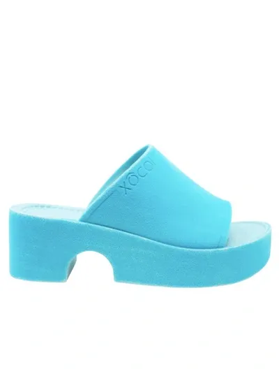 Xocoi Mula Low Sandals In Blue