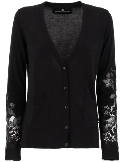 Ermanno Scervino Cardigan In Black