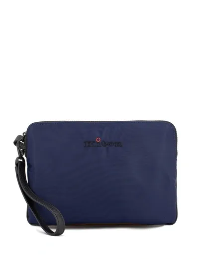 Kiton Ipad Folder In Blue