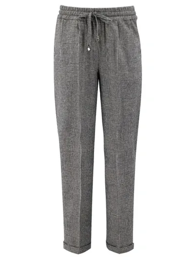 Kiton Trousers In Black