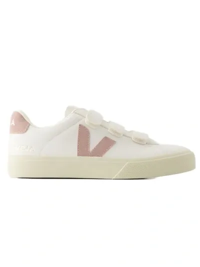 Veja Recife Logo Sneakers -  - Leather - White Babe