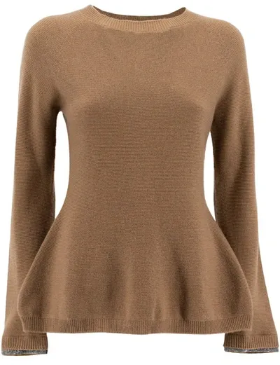 Fabiana Filippi Sweater In Brown