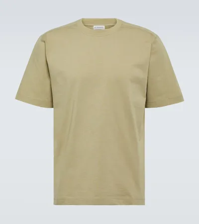 Burberry Cotton Jersey T-shirt In Brown