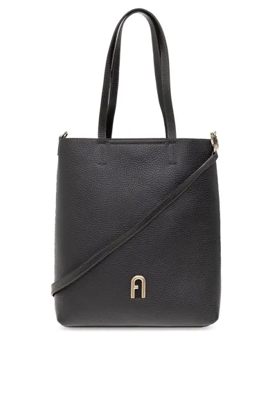 Furla Medium Primula Tote Bag In Black