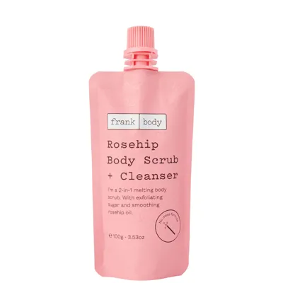 Frank Body Rosehip Body Scrub And Cleanser 100g