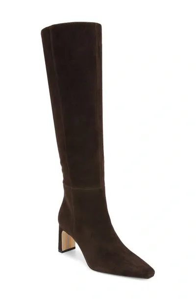 Sam Edelman Sylvia Knee High Boot In Chocolate Brown