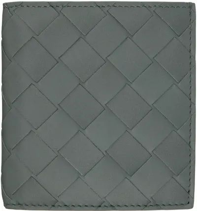 Bottega Veneta Gray Slim Wallet In 1614-slate-silver