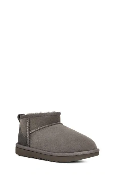 Ugg Kids' Classic Ultra Mini Boots In Grey