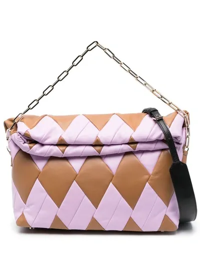 Reco Rombo Duquesa Quilted Shoulder Bag In Multicolor