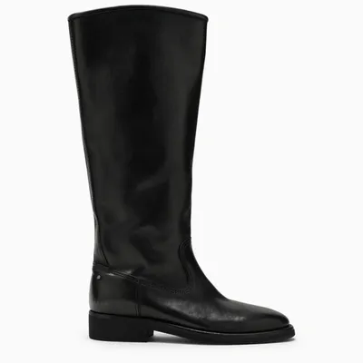 Golden Goose Black Leather Boot