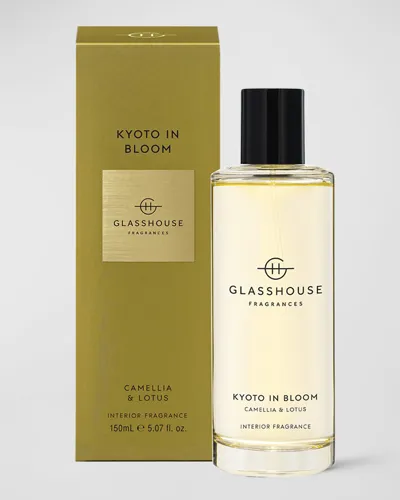 Glasshouse Fragrances Kyoto In Bloom Interior Fragrance, 5.07 Oz. In Green