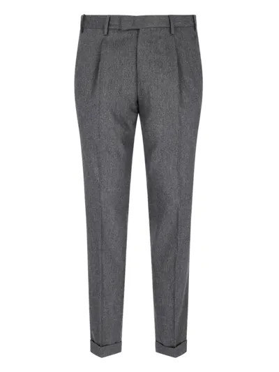 Pt Torino Straight Pants In Grey