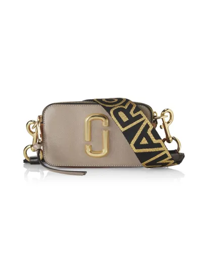 Marc Jacobs The Snapshot Crossbody Bag In Cement