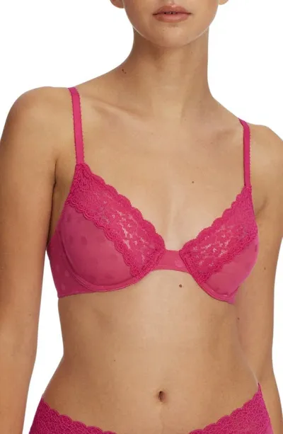 Skarlett Blue Dare Unlined Underwire Bra In Pink