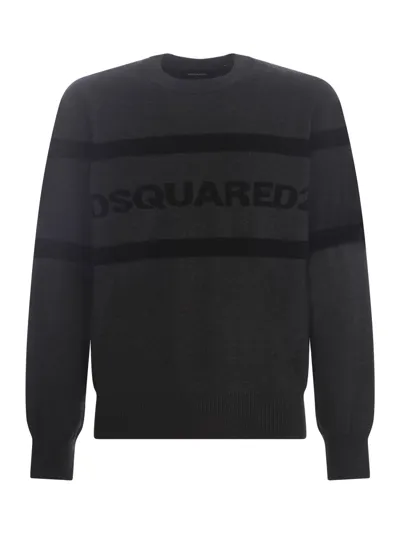 Dsquared2 Sweater  In Wool In Multicolor