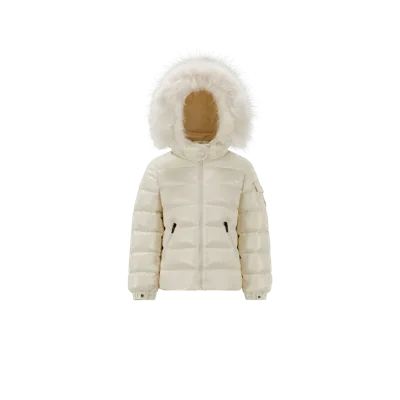 Moncler Kids' Doudoune Badyf In Blanc